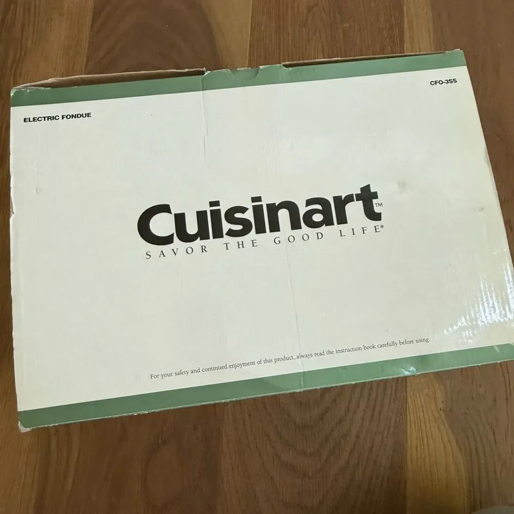New Open Box Cuisinart Electric Fondue Pot CFO-3SS *Missing Forks* - Picture 4 of 10
